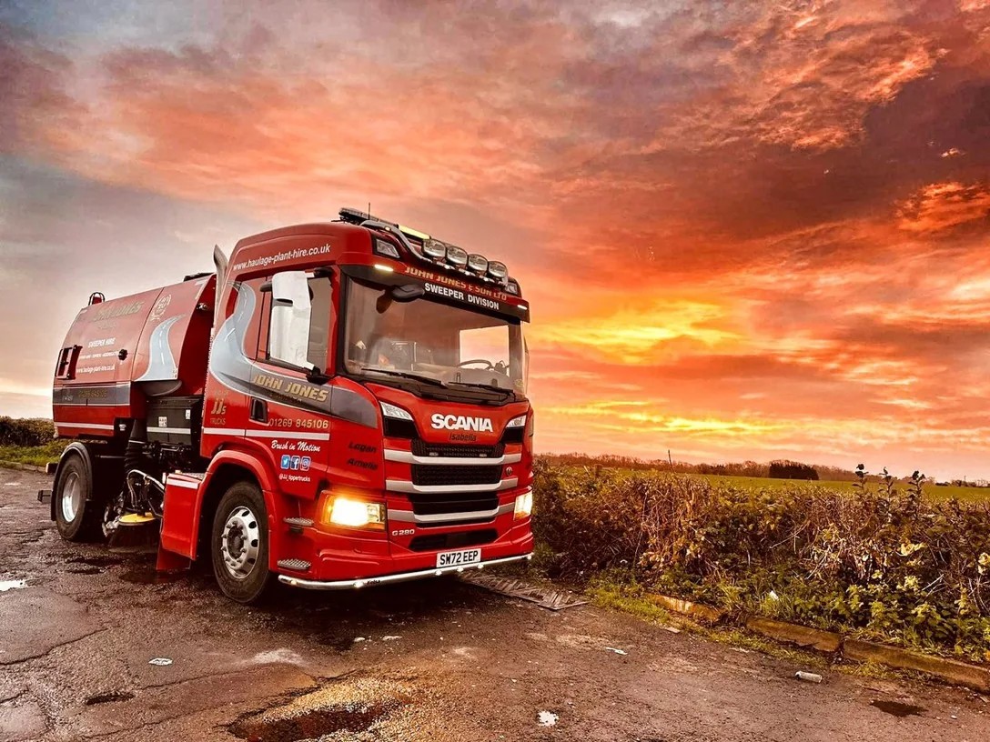 Road sweeper supporting cleaner communities