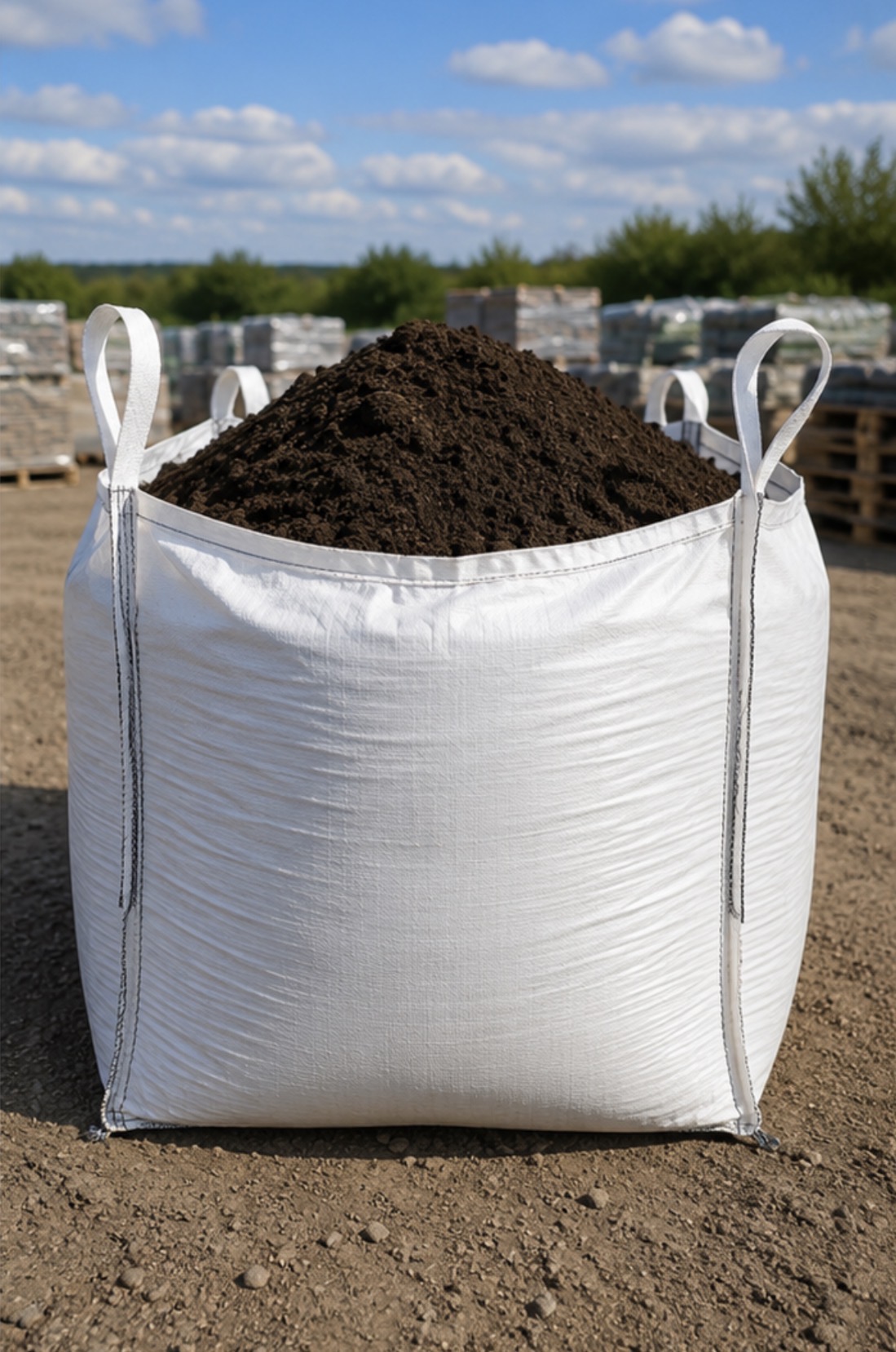 Topsoil supplied in a jumbo bag